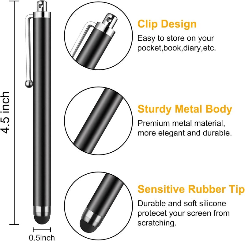 SLKIJDHFB Stylus Pens for Touch Screens, 20 Pack Universal Capacitive Touch Screen Pens for iPad,Tablets,Samsung Galaxy,Smartphones,All Universal Touch Screen Devices - Image 2
